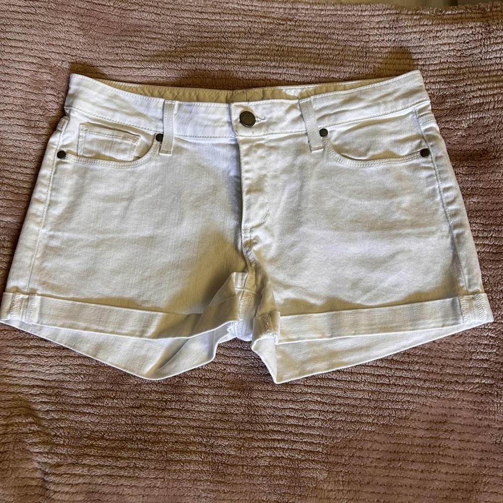 Paige Jimmy Jimmy Short Women's White Denim Shorts